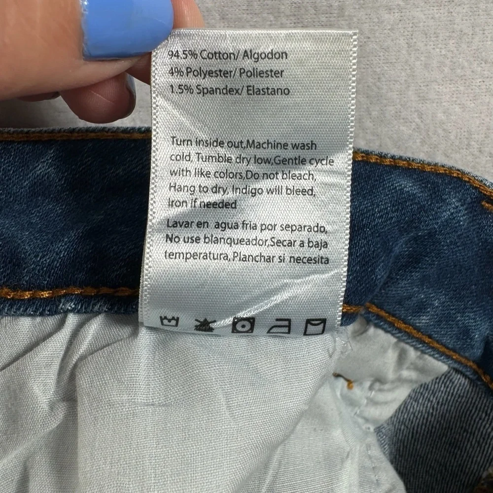 Risen Flare Leg Jeans Womens Size 3XL Medium Blue High Rise